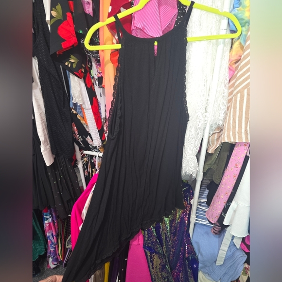 Torrid 2x Gauze Lace Trim Goddess Neck Tank - Picture 4 of 4